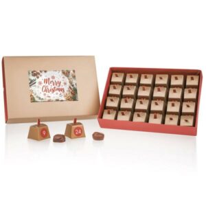 Advent Calendar Deluxe with Postcard Advent Calendar Chocolate gifts > -> Occasions  Christmas presents Chocolissimo