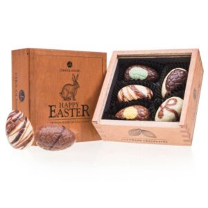 Belgian Brands - Chocolate Easter Eggs - Egg Elegance Mini Chocolate Easter Eggs Chocolissimo