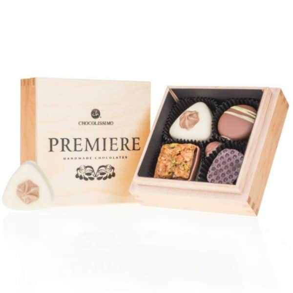 Belgian Brands - Handmade Chocolate - Premiere Mini Quadro Handmade Chocolates Chocolissimo