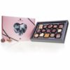 Belgian Brands Praline Postcard Midi Heart Assorted Chocolates Chocolissimo