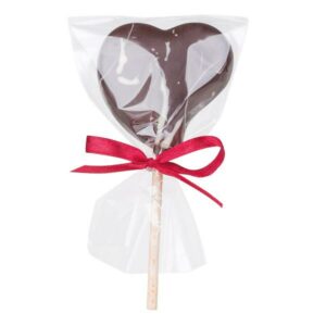Chocolade lolly - Hart - Puur Chocolade lolly Chocolissimo > Chocoladevormen Globalchocostore