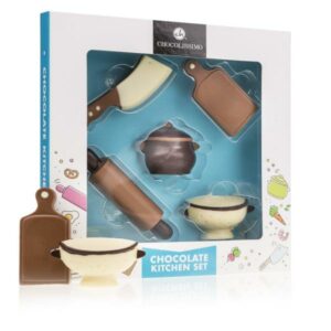 Chocolate Kitchenware Set Chocolate kitchen figures Chocolissimo > Chocolate shapes Chocolissimo