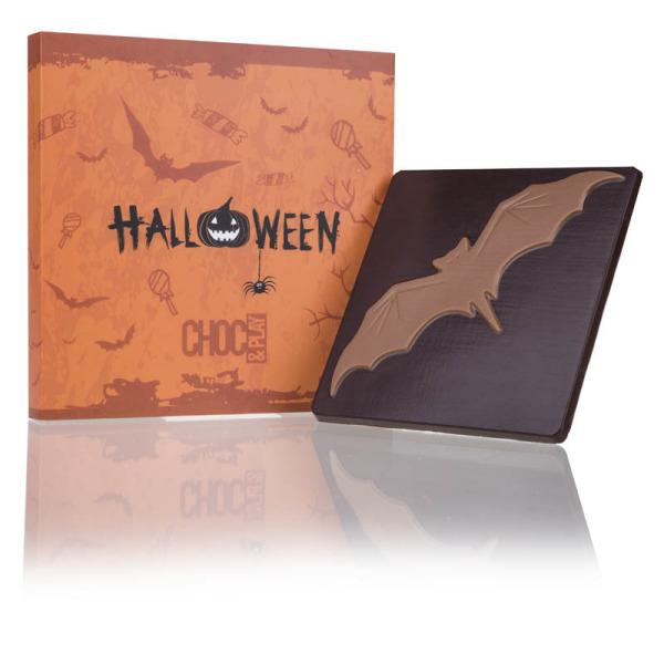 Chocolate tablette - Bat - Halloween Chocolate tablet Chocolissimo > Chocolate gifts Chocolissimo