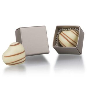 ChocoOne Beige Metallic - Praline Heart-shaped chocolate Chocolissimo > Pralines Chocolissimo