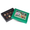 ChocoPostcard Mini Dark green Chocolates Chocolates with postcard Chocolissimo > Personalisation Chocolissimo