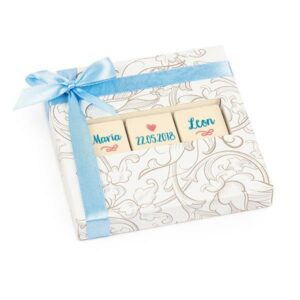 ChocPrints Trio Just Married - Chocolate with print Printed chocolate Chocolissimo > Personalisation Chocolissimo