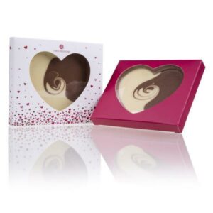 Heart - White and milk chocolate Chocolate tablet Chocolissimo > Chocolate shapes Chocolissimo