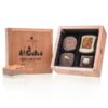Merry Christmas Mini Without alcohol Chocolates Chocolates in a wooden box Chocolissimo > Chocolate gifts Chocolissimo