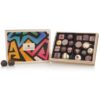 Premiere Midi Graffiti Chocolates Chocolates in a wooden box Chocolissimo > Pralines Chocolissimo