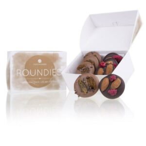 Roundies Mini Chocolate with toppings Round chocolat with toppings Chocolissimo > Chocolate gifts Chocolissimo