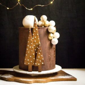 Geometry Inspired Christmas Cake | Globalchocostore