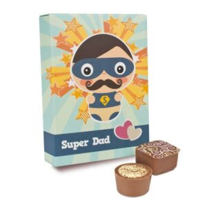 Super Dad - Chocolates Chocolates for dad Chocolissimo > Chocolate gifts Chocolissimo