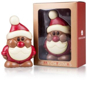 Xmas Chocolate Santa Figurine - Milk Chocolate figure Chocolate gifts > -> Occasions  Christmas presents Chocolissimo